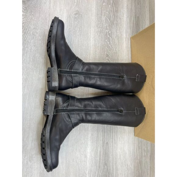 Taos Runaway Women's 6.5 Black Riding Leather Boot Equestrian Knee High Western - Picture 6 of 15